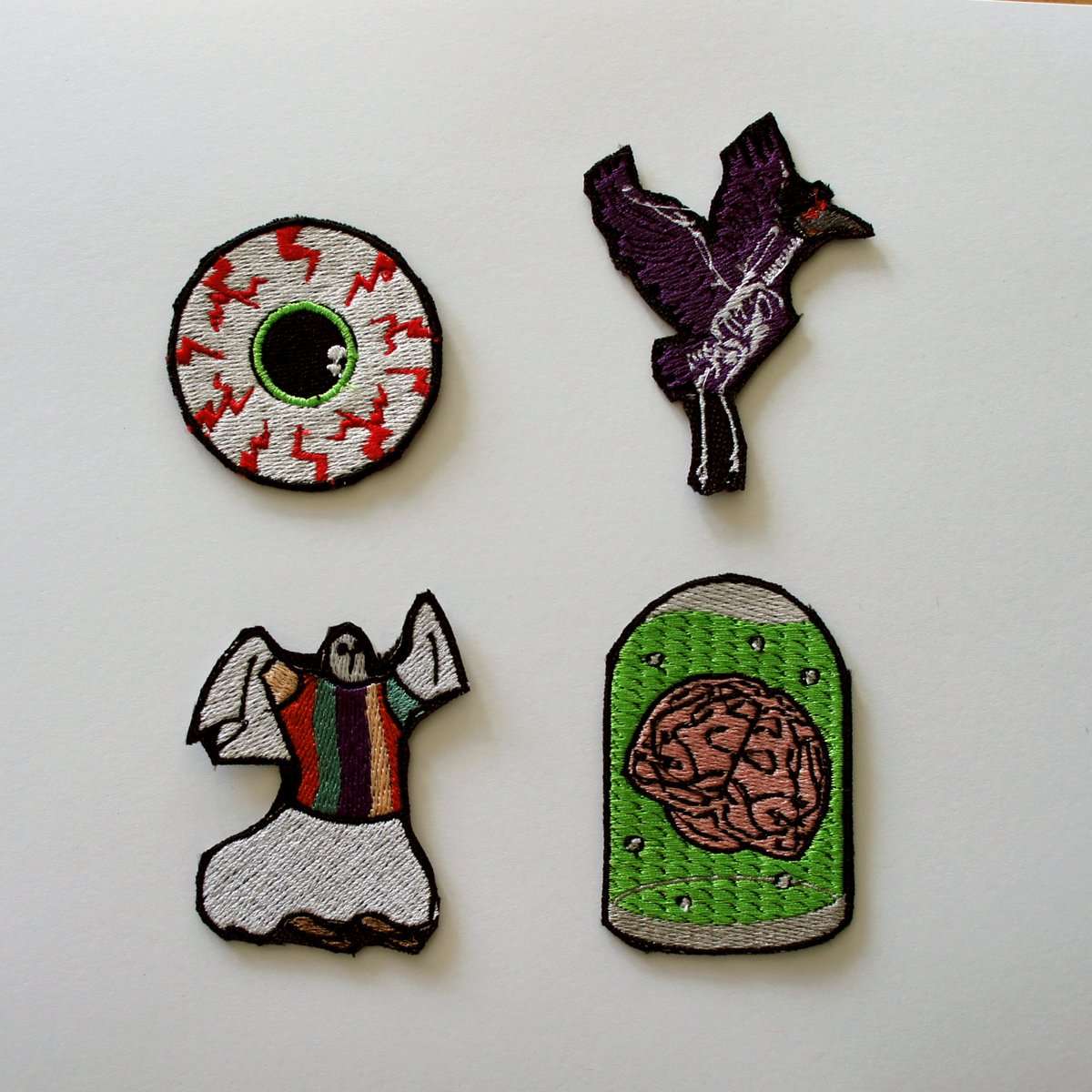 Halloween Iron-On Patches Collab 