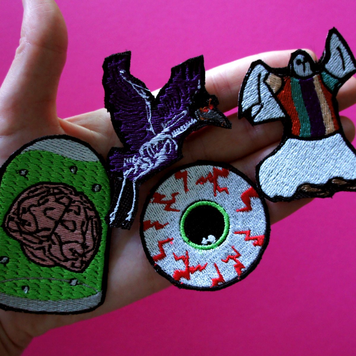 Halloween Iron-On Patches Collab