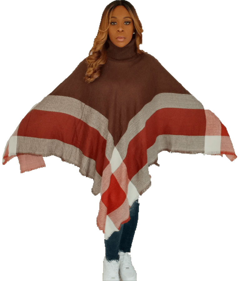 Curvy Mocha Poncho Image 3