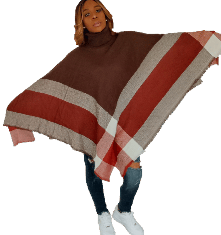 Curvy Mocha Poncho Image 5