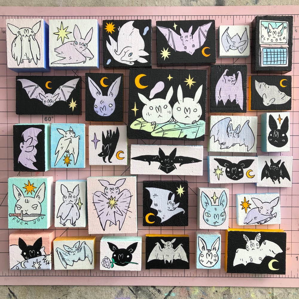 Image of Bat Paintings