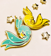 Image 2 of ffxiv carbuncle enamel set