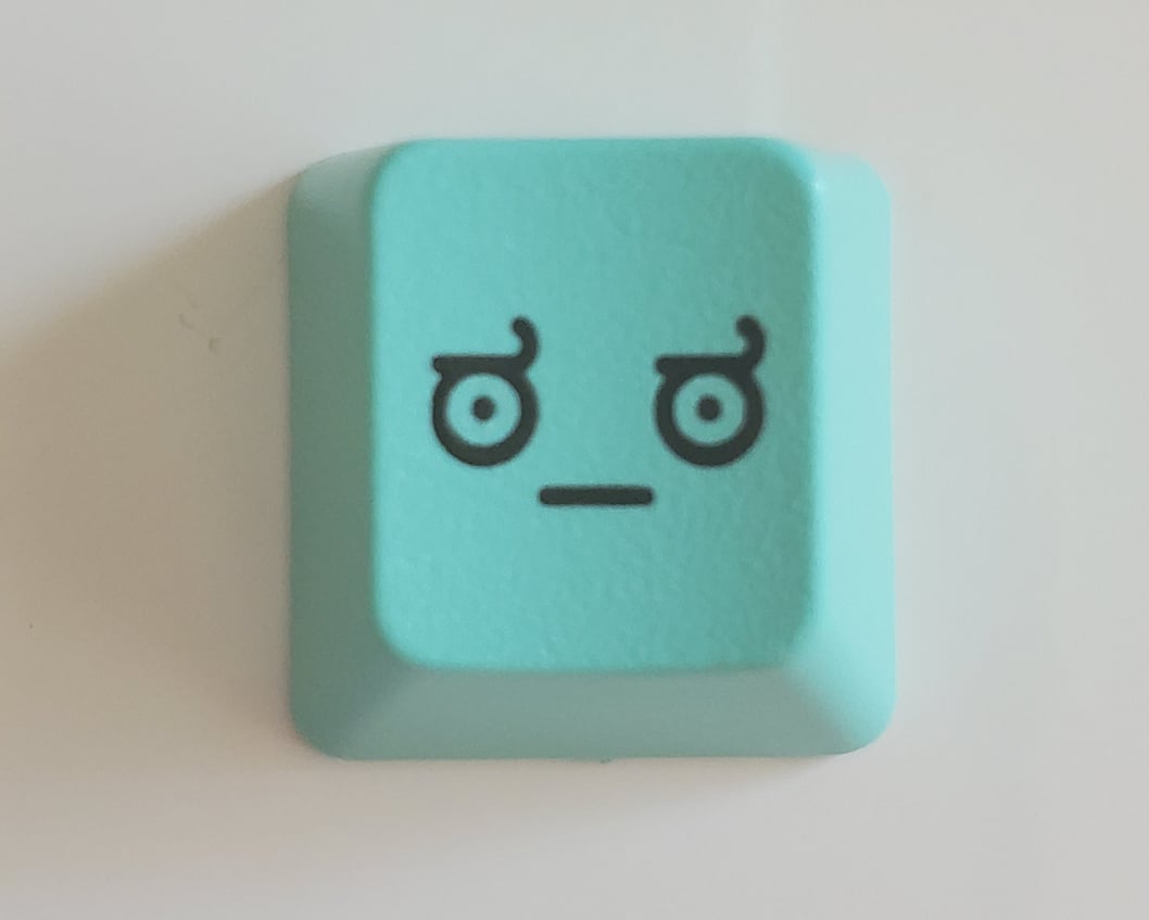 turquoise keycaps