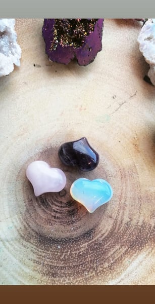 Image of Crystal puff hearts 