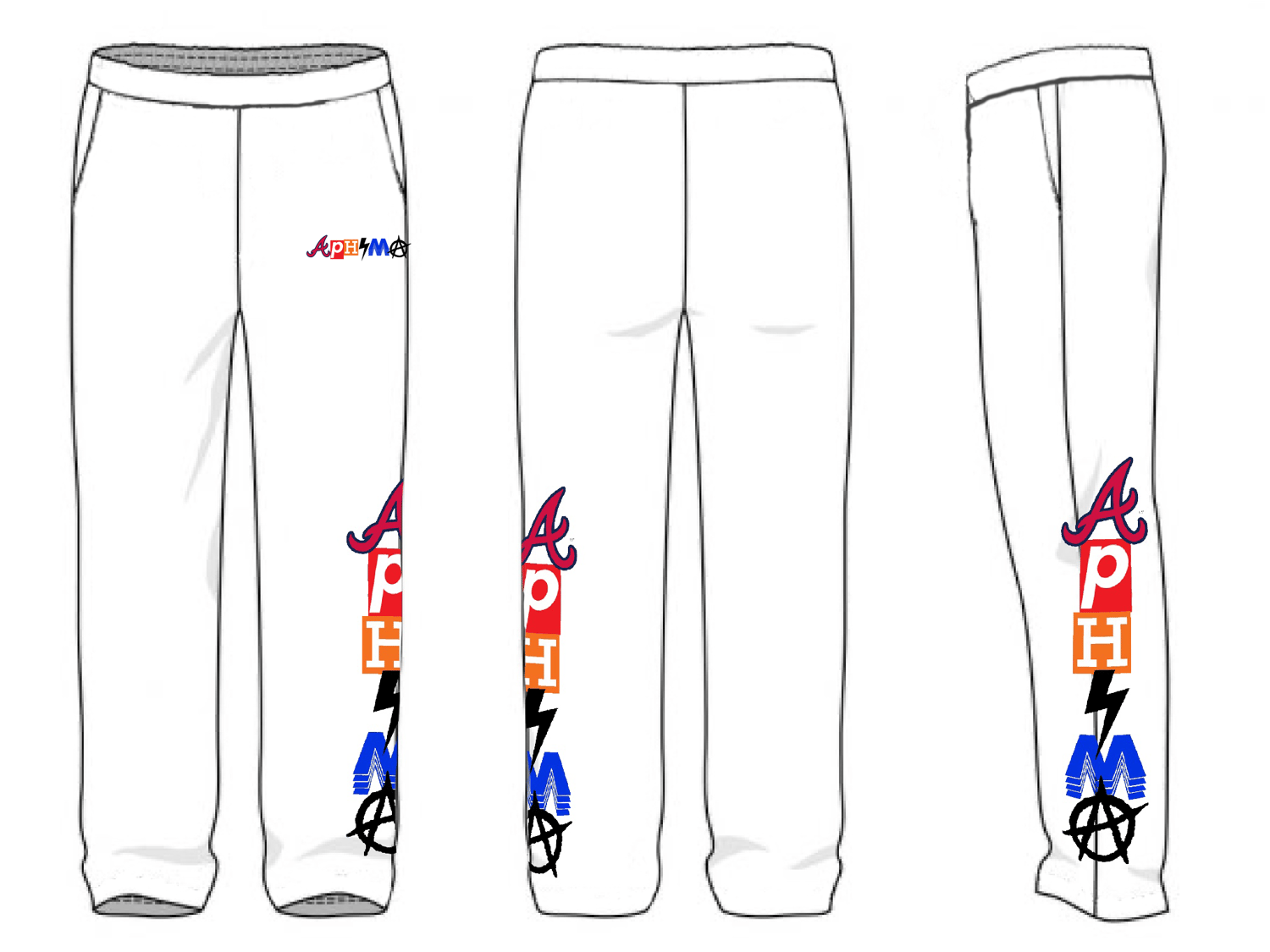 Aphima White 730 Joggers