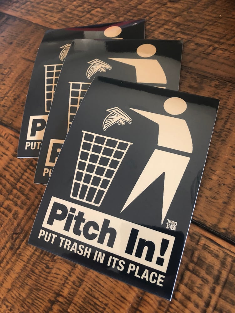 Image of “Pitch In” Sticker