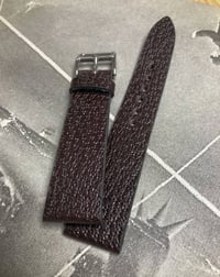 Image 1 of Vintage Pigskin Dark Brown - Extra Thin - watch strap