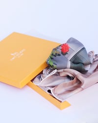Image 4 of Paris Rose silk scarf