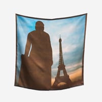 Image 1 of Eiffel Tower silk scarf