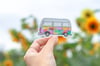 Watercolor VW Bus Sticker