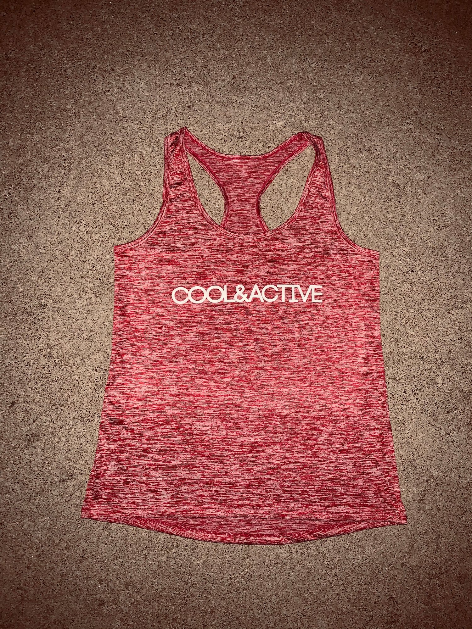 Image of COOL & ACTIVE Electric Heather Racerback Tank