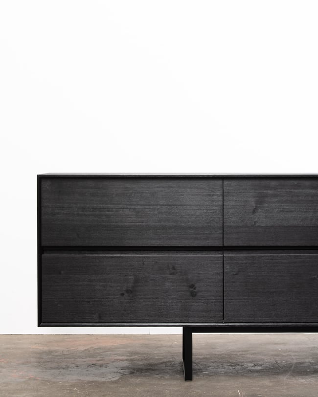 REID SIDEBOARD IN TORCHED TASMANIAN OAK