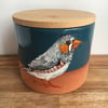 Zebra Finch Canister