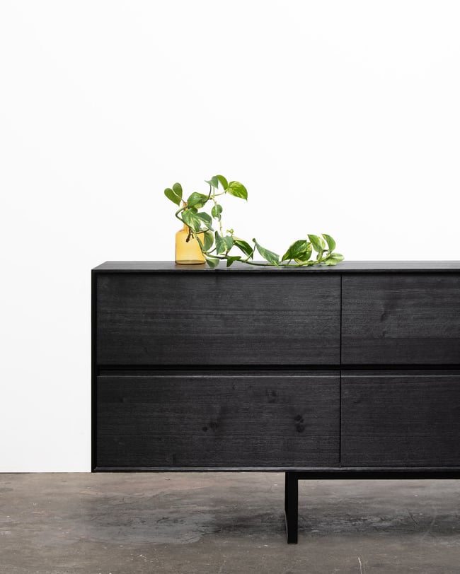 REID SIDEBOARD IN TORCHED TASMANIAN OAK