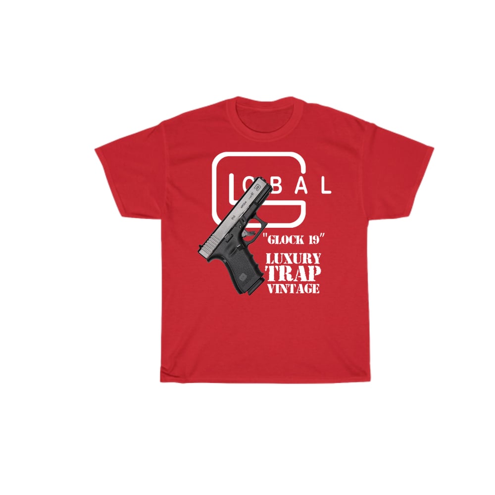 Image of GLOCK 19 TEE (RED/WHITE)