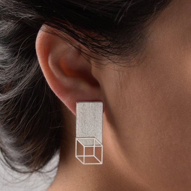 EARRINGS silver #032-07