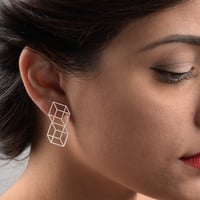 Image 2 of EARRINGS  silver #032-28