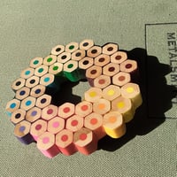 Image of colour spectrum brooch