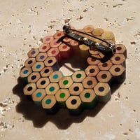 Image of colour spectrum brooch