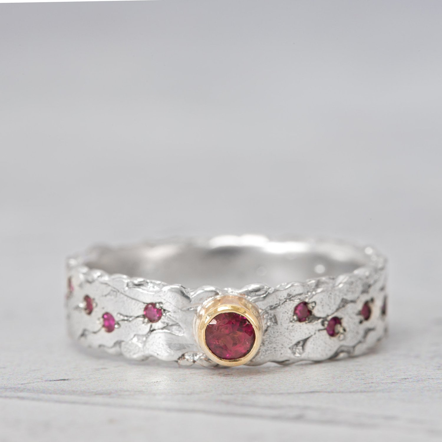 Image of Darley Tourmaline and Ruby Ring