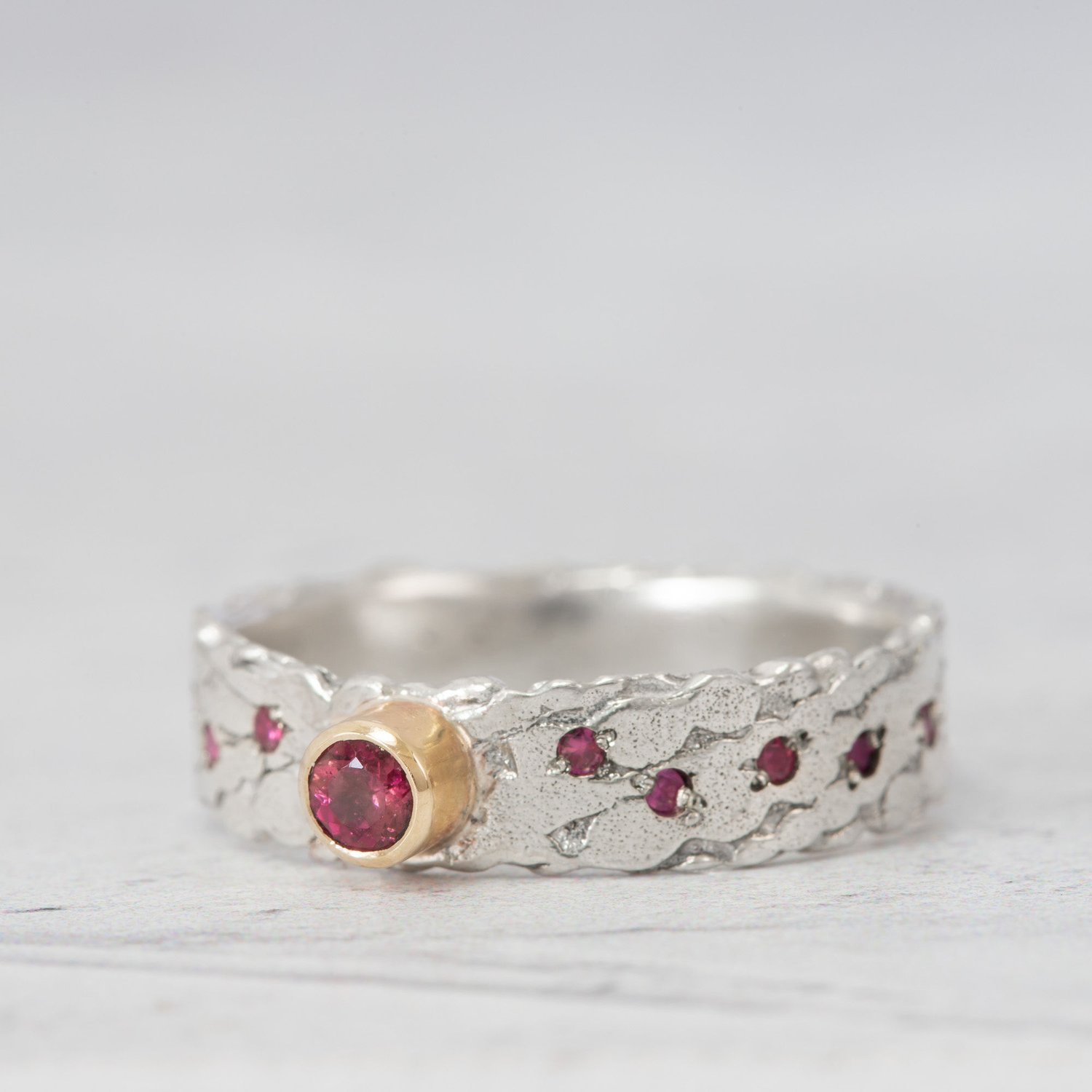 Image of Darley Tourmaline and Ruby Ring