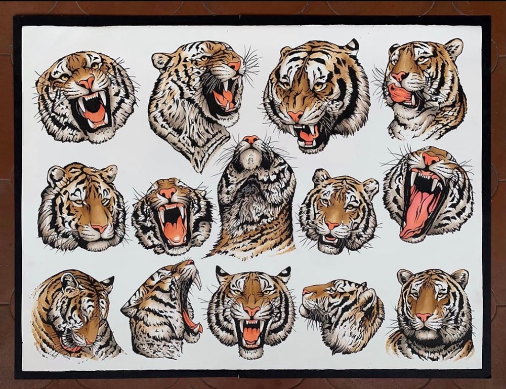 Image of TIGERS (PRINT)