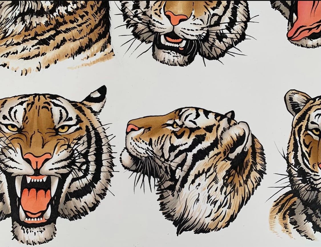 Image of TIGERS (PRINT)