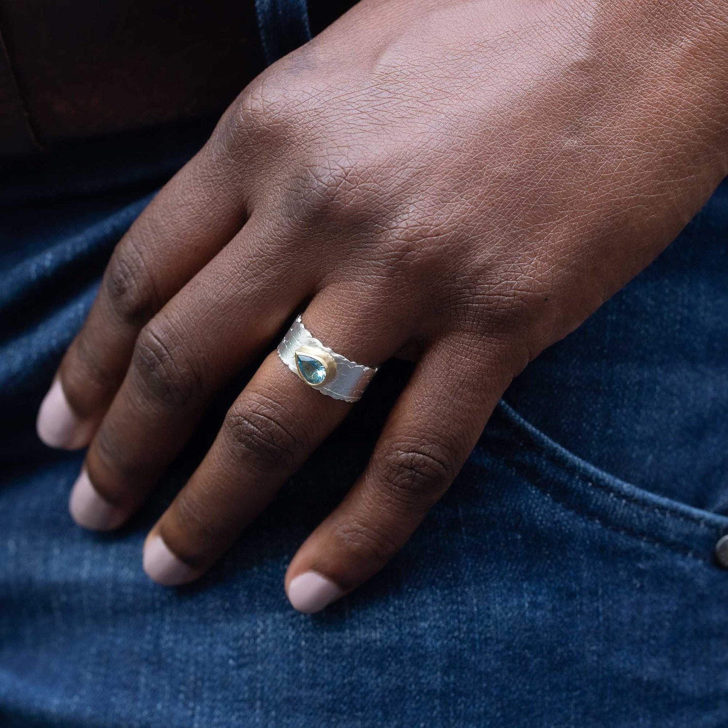 Image of Darley Aquamarine Ring