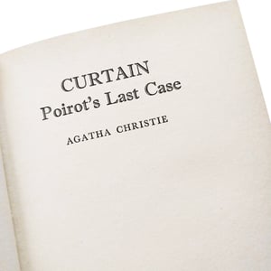 Agatha Christie - Curtain - FIRST EDITION