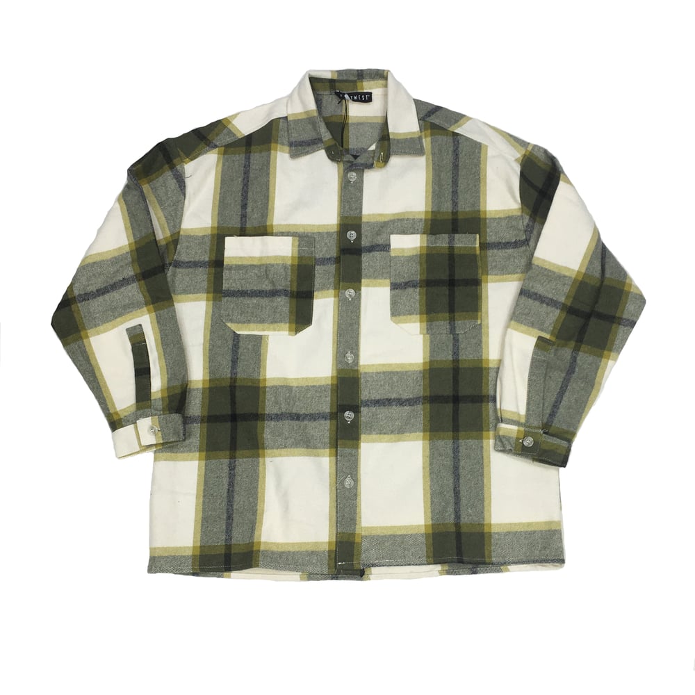 Image of Camicia a Quadri Verde