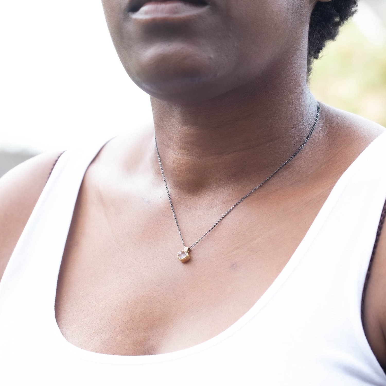 Image of Darley Pink Tourmaline Necklace