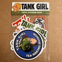 Image 1 of TANK GIRL VINYL STICKER DECAL PACK