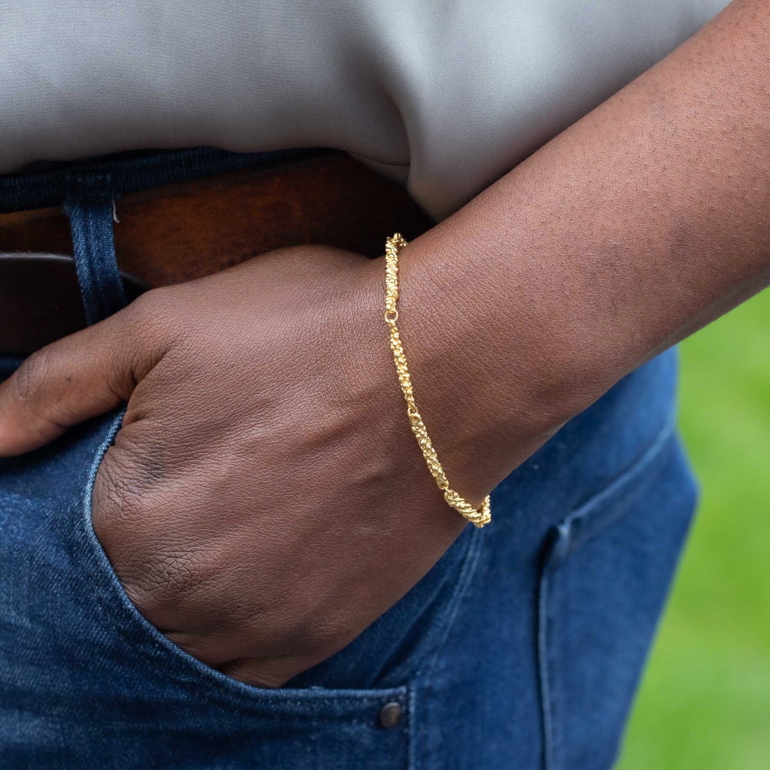 Image of 9ct Gold Stark Bracelet