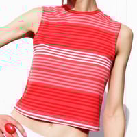 Coral Striped Crop