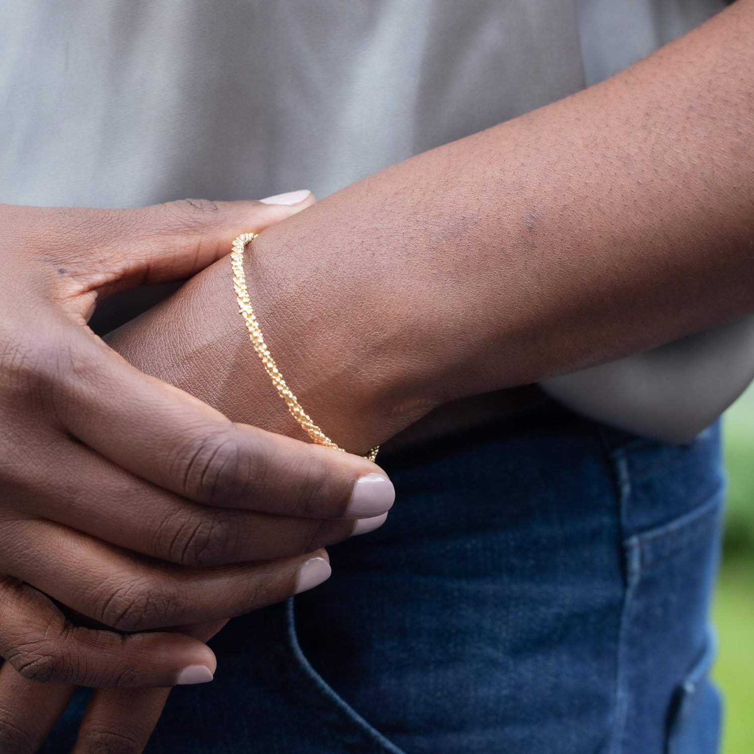 Image of 9ct Gold Stark Bangle