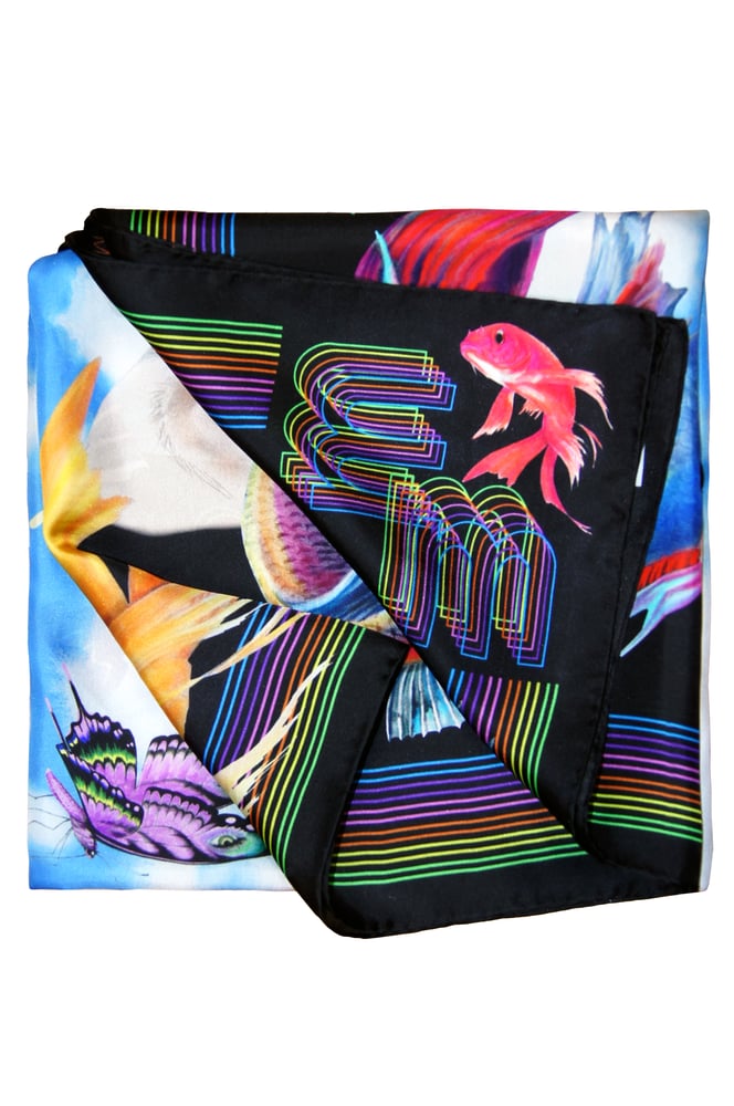 Image of "Not Found " Silk Scarf