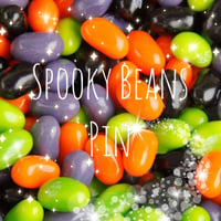 Spooky Flavor Bean Limited Edition Pin
