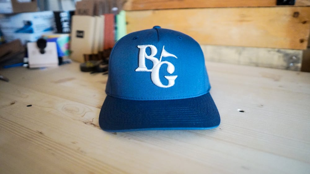 “Plant Your Flag” Snapback (Light Navy)