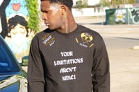 "Your Limitations Aren't Mine" Gold & Black T-Shirts 