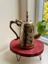 Image 1 of Vintage Tall Brass Kettle 
