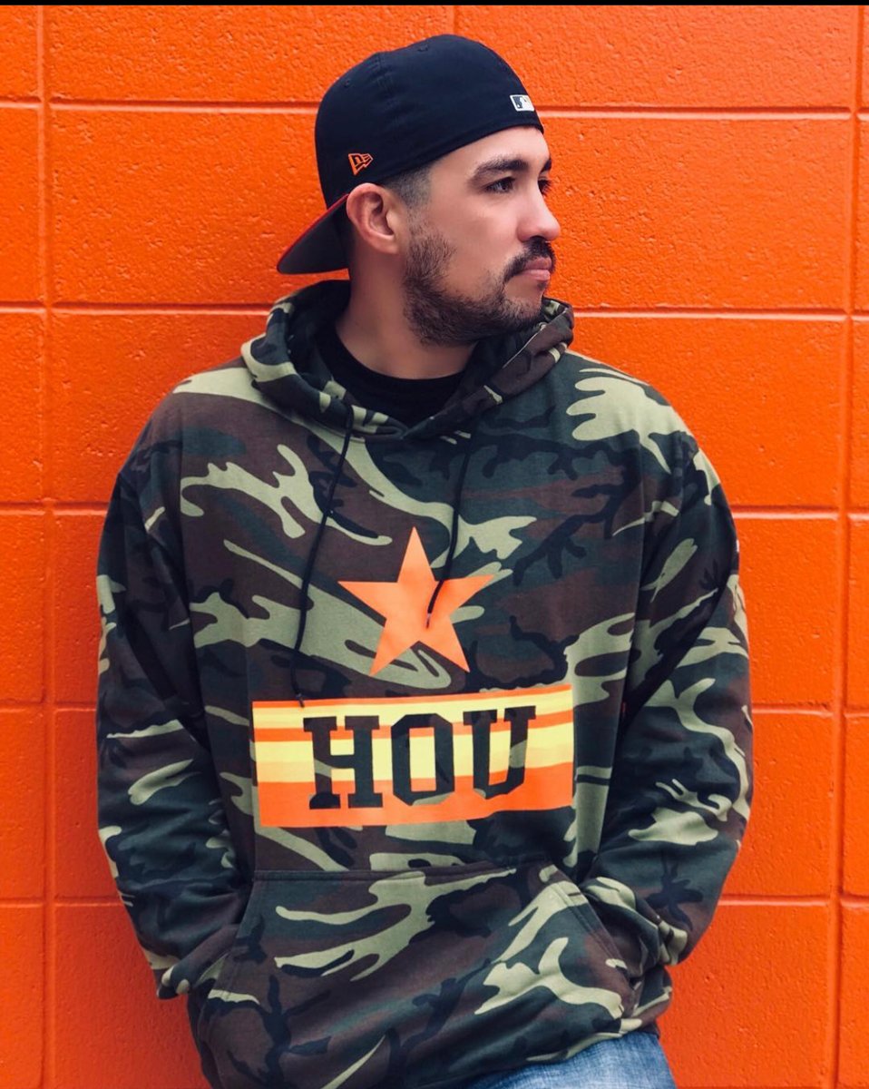Camo HOU Hoodie EaDo Shirt Co