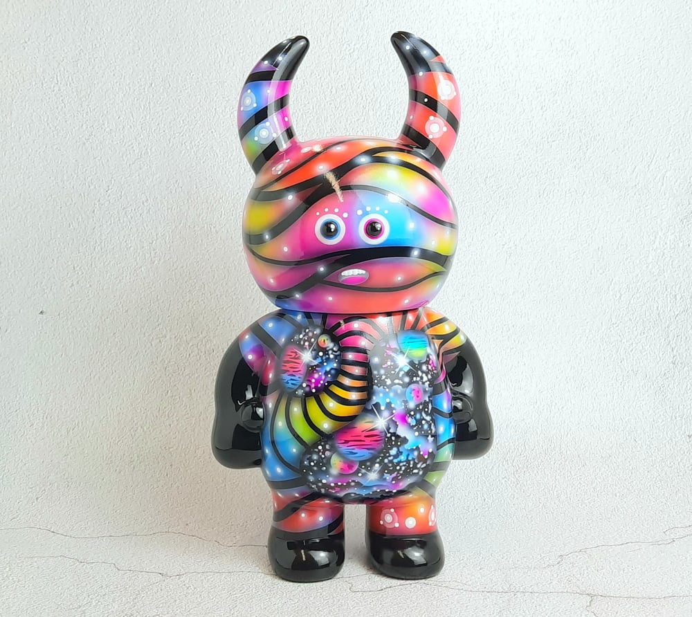 Image of Trippy Neon GaLaXy Super size Uamou One off custom