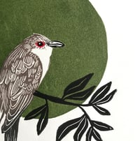 Image 4 of CUCKOOS: 8X10 INCH LIMITED EDITION LINOCUT PRINTS