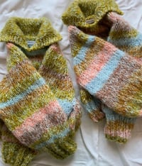 Image 6 of Lynden Mohair Sweater (Limited Colourway in Pear)