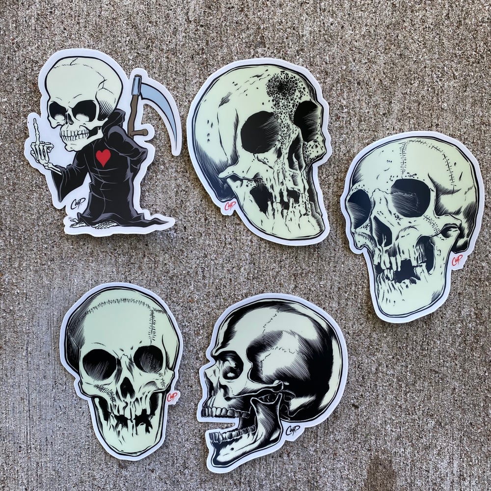 Image of COOP Sticker Pack #4 "Skulls"