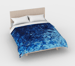Image of Tidal Wave Print Duvet Cover