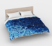 Image of Tidal Wave Print Duvet Cover