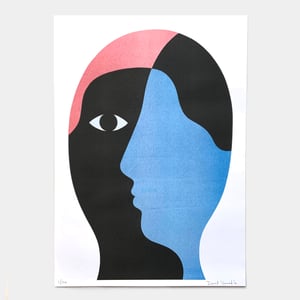 Image of Riso print 30 x 42 cm ‘Pas de Face’