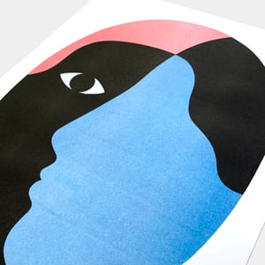 Image of Limited edition riso print 30 x 42 cm ‘Pas de Face’
