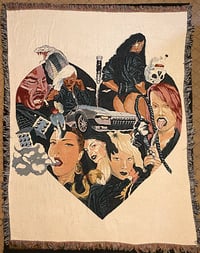 Image 1 of 'Leather Heathers 69' Woven Blanket PREORDER